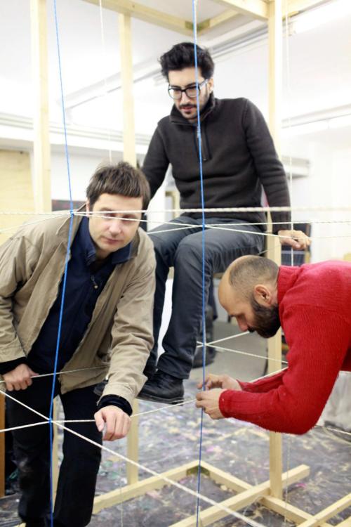 STRING VIENNA / NumenSelf supporting inhabitable social sculpture. The installation is based on prod