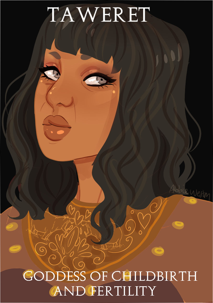 abbietheowl:  Some Egyptian Goddesses Greek goddesses part 1 // part 2  My art here
