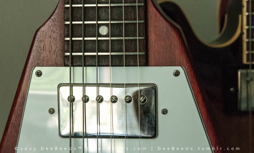 deebeeus:  Gibson Flying V.  A surprisingly playable and fun guitar!