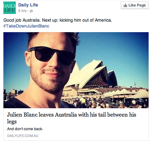 feminesque:  leela-summers:  Okay so there’s this arsehole called Julien Blanc
