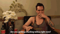 ladyginger97:  I thought he was just confused…but no, Pete was literally getting a fucking tattoo done while all of this was going on. This just blows my mind. 