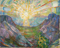 theories-of:  Edvard Munch, The Sun, 1910-13, Oil on canvas, 162 x 205, 