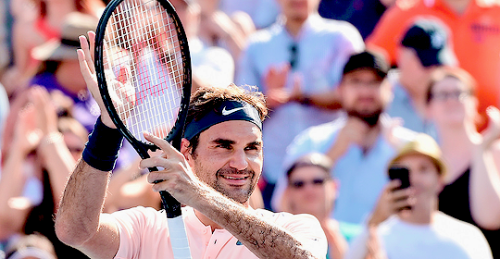 riceandshine:Roger Federer during the Roger’s Cup, 2017