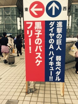 Fencer-X:  Signs Advertising The Major Fandoms Represented In The Halls At Comic