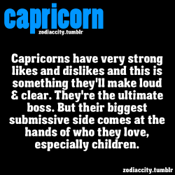 zodiaccity:  Capricorns have very strong