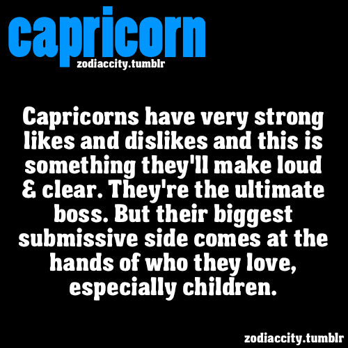 Porn zodiaccity:  Capricorns have very strong photos