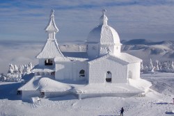 lesnienka:    Kaple sv. Cyrila a Metoděje, Moravian-Silesian Beskids, Czech Republic   