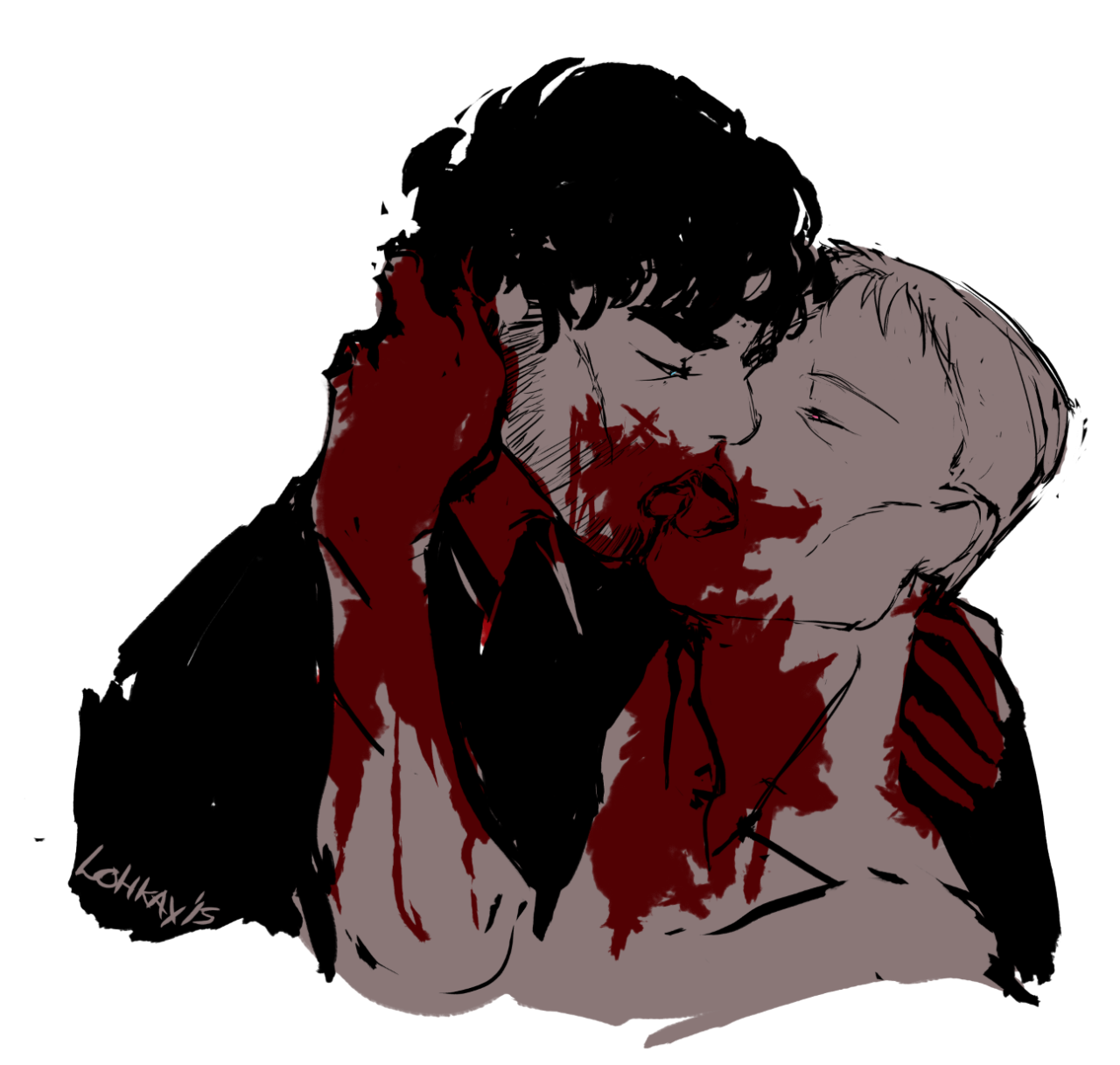 lohkaydraws:  Power play.Bloodless