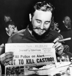 historium: Fidel Castro laughing about a