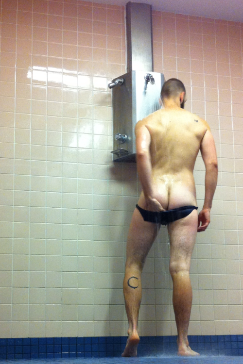 More wet soapy locker room ass! Yes please! For more pics of guys in the locker room, follow me