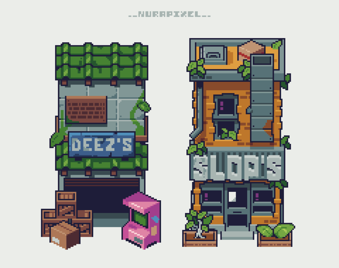 Top-Down Retro Interior  [Pixel Art] by Penzilla