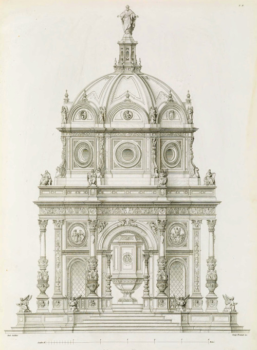 archimaps: Design for a baptistery, Milan