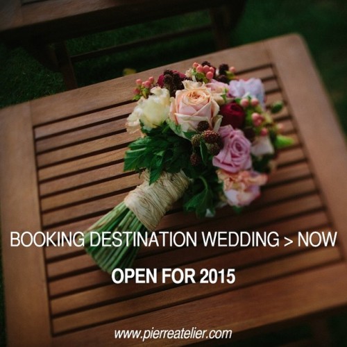 International Booking / wedding destination are now open tell me about you…anywhere in the wo