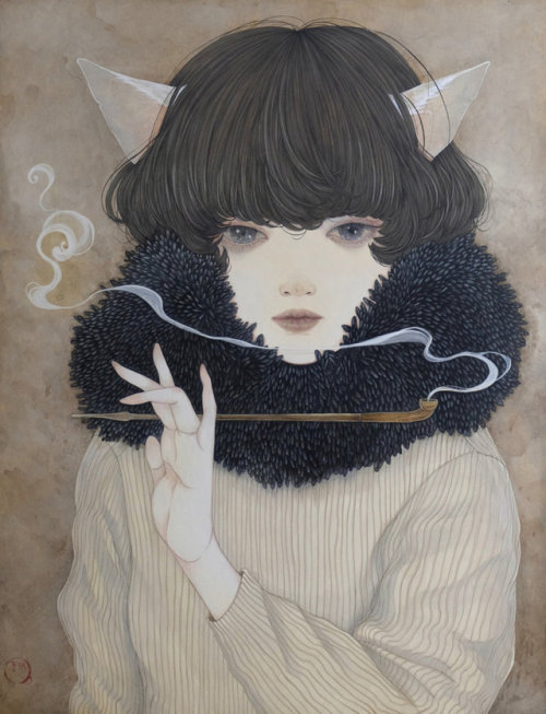 supersonicart:Yuka Sakuma’s “Miniature Garden” at Corey Helford Gallery.Curre
