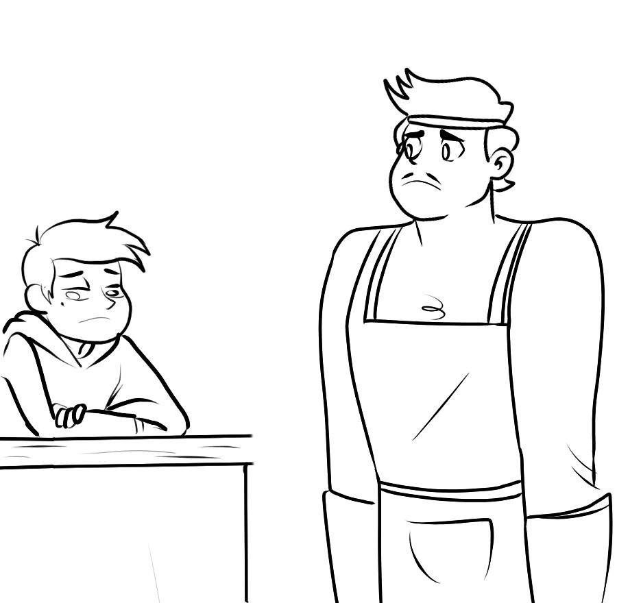 chillguydraws:Marco’s Dad is cool with his son.