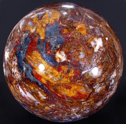 World’s Largest Pietersite Sphere (272.7 lbs)