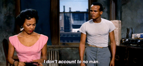 Where You Goin? I Might Come Back.Dorothy Dandridge And Harry Belafonte In Carmen Jones (1954) Dir. Otto
