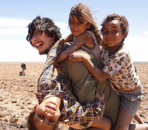 fatherfrancisco: Adam Driver enjoying a bit of a ‘rest’ between scenes with the delightf