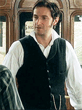 richards-smile:“The costumes are really, really important.[…] My costumes were quite heavy fabrics, 