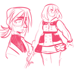 sicklydoodles: still thinkin about the au where aqua came back immediately after KH2 to train the destiny trio SPECIFICALLY about how aqua trains kairi and has difficulty bc she sees so much of herself in her. as a consequence, aqua tries to train her