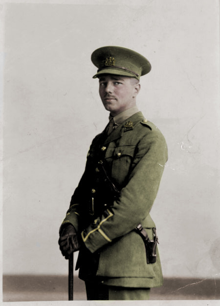 thefoxhuntingman:wilfredowens:I HAVEN’T DONE A COLORIZATION IN AGES!!So I done a simple one, of my l