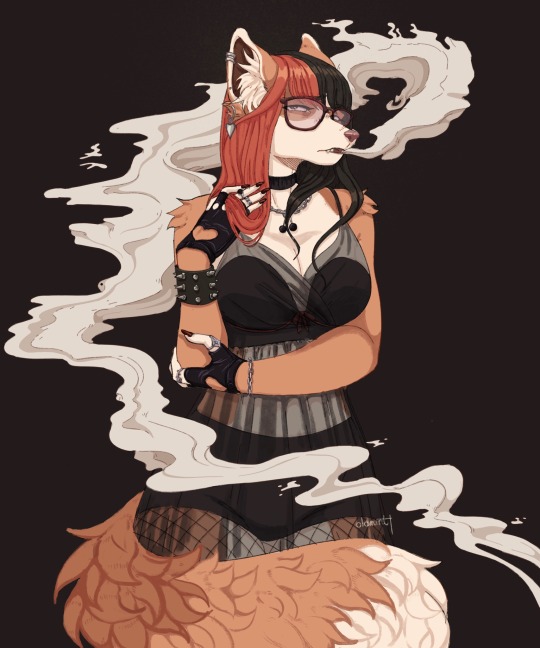 oldmintt:Commission for @MadolcheNight 🧡🦊I love how this turned out!!