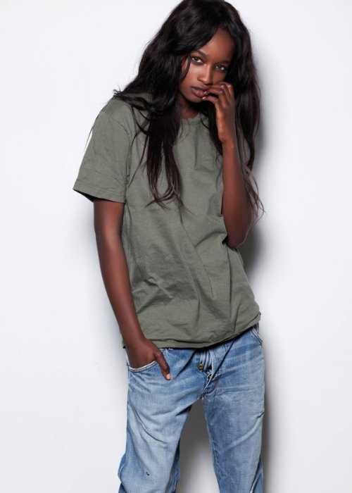 crystal-black-babes: Most Beautiful Young Dark Woman: Bruna Ndiaye - Nicest Ethnic Fashion Models Ga
