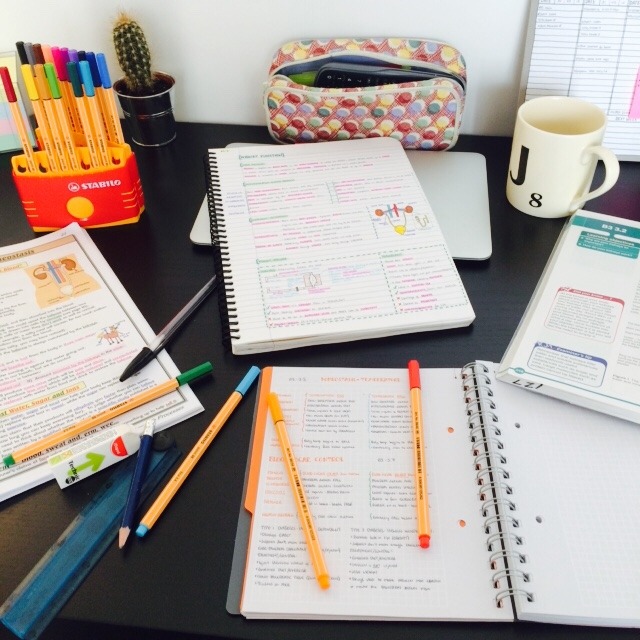 joolshallie:A few hours and a messy desk later the biology notes and review is done