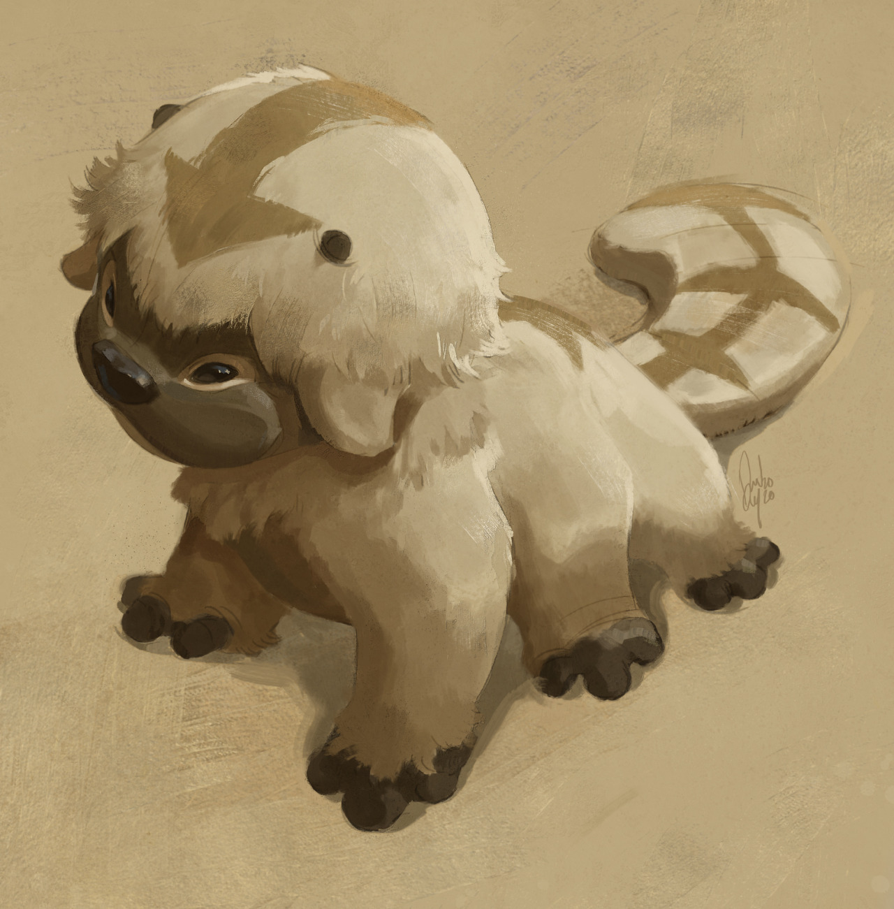 pix Appa Avatar Fan Art art of devin elle kurtz baby appa is