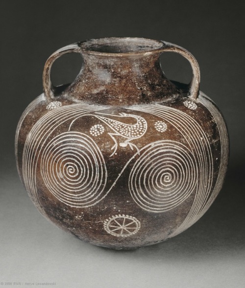 workman: munan15: Amphora with Spiral Decoration, Southern Etruria, Italy, circa 700-680 BCE