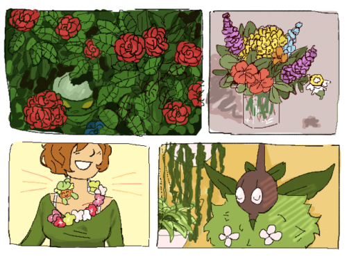 084392:drew some more flower poke pics :)