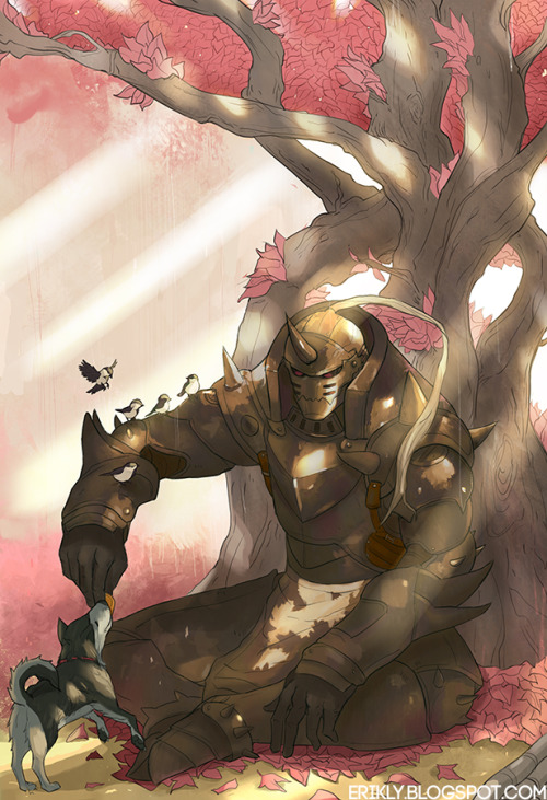 eriklyart:“Heart of Gold”A child with a heart of gold. However, a heart that is made of gold cannot 
