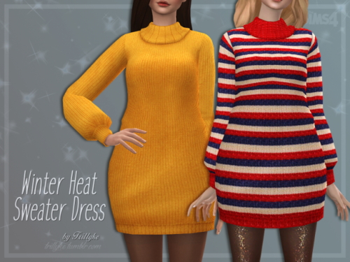 trillyke - Winter Heat Sweater DressExtra comfy, chunky sweater...