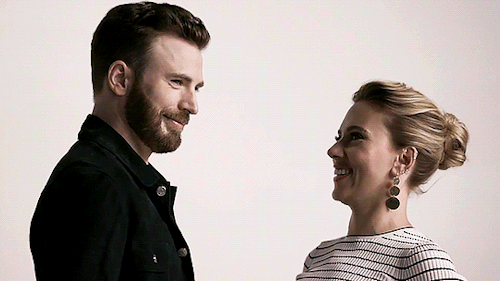 marvelheroes:Scarlett Johansson &amp; Chris Evans for Variety
