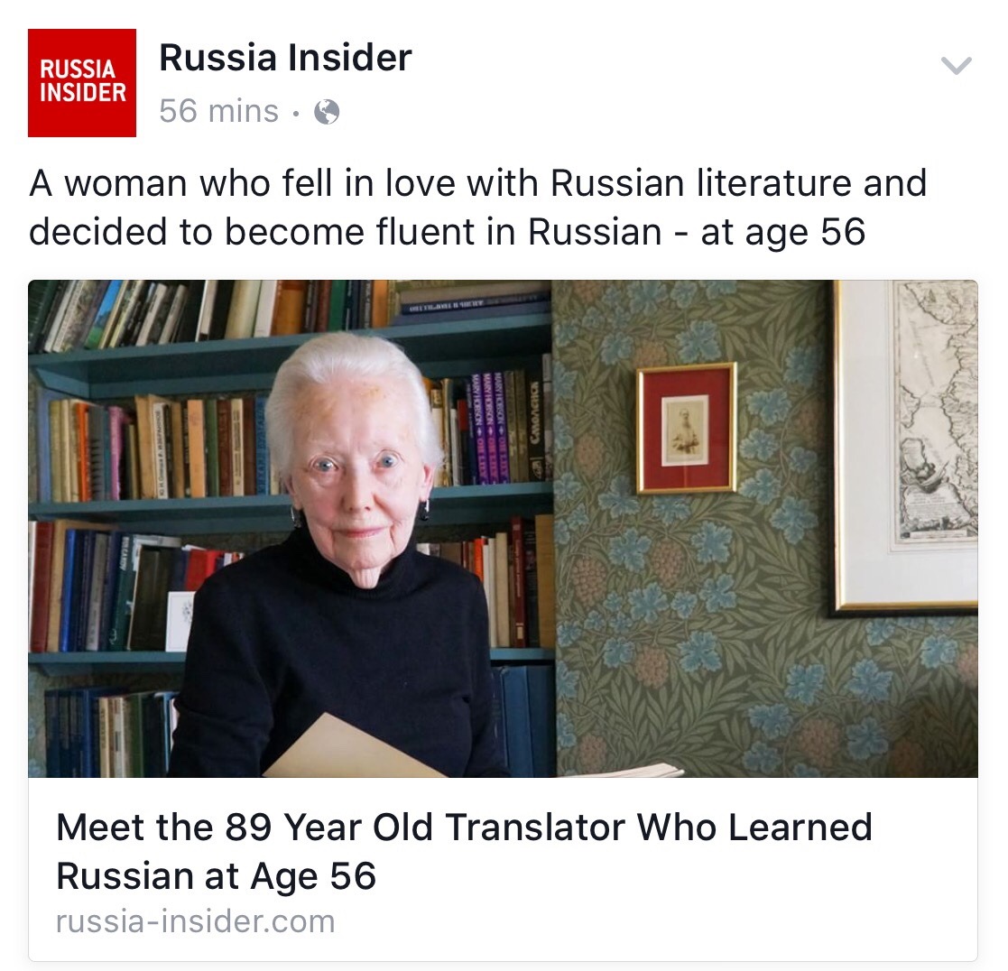 shewalksmanytongues:  thepolyglotdream:  ‘Learning Russian has given me a whole