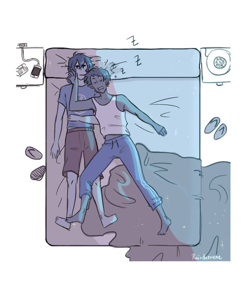 reindeerene: Request on insta of Lance sleeping in a weird position and Keith looking frustrated Ins