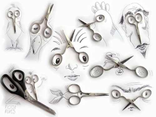 Everyday objects illustrated by Victor Nunes