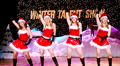 jenniferslawrence:  ♪ Jingle bell, jingle bell, jingle bell rockJingle bells swing
