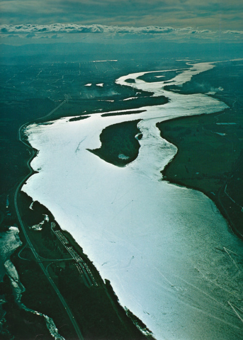 themcgovernresidence:The Columbia River, between Washington and OregonRay Atkeson © 1968