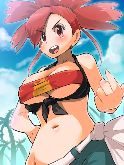 rule34andstuff:  Rule 34 Babe of the Week: Flannery (Pokemon).  