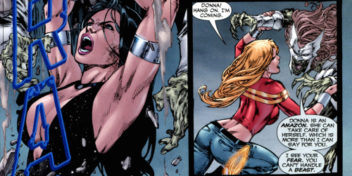 fullofcomics:Donna Troy, Letting Go, HARD. Blackest Night: Titans #3 (of 3)