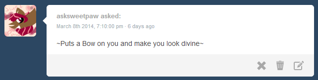 askfillyrarity:  Divine.  x3 Hee~! Cute &lt;3