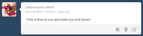 askfillyrarity:  Divine.  x3 Hee~! Cute <3