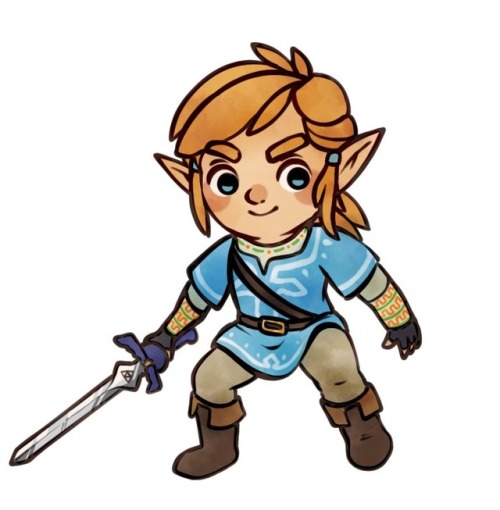 I never posted this little Link here, & you can also get him as a sticker on Redbubble here !
