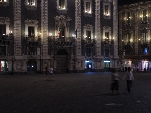 Catania at night.