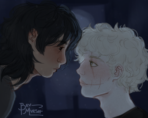 bevmvrsh: stray and asher in chapter 21 from @skullcaidd ‘s fic lamb to the slaughter <33 god i l