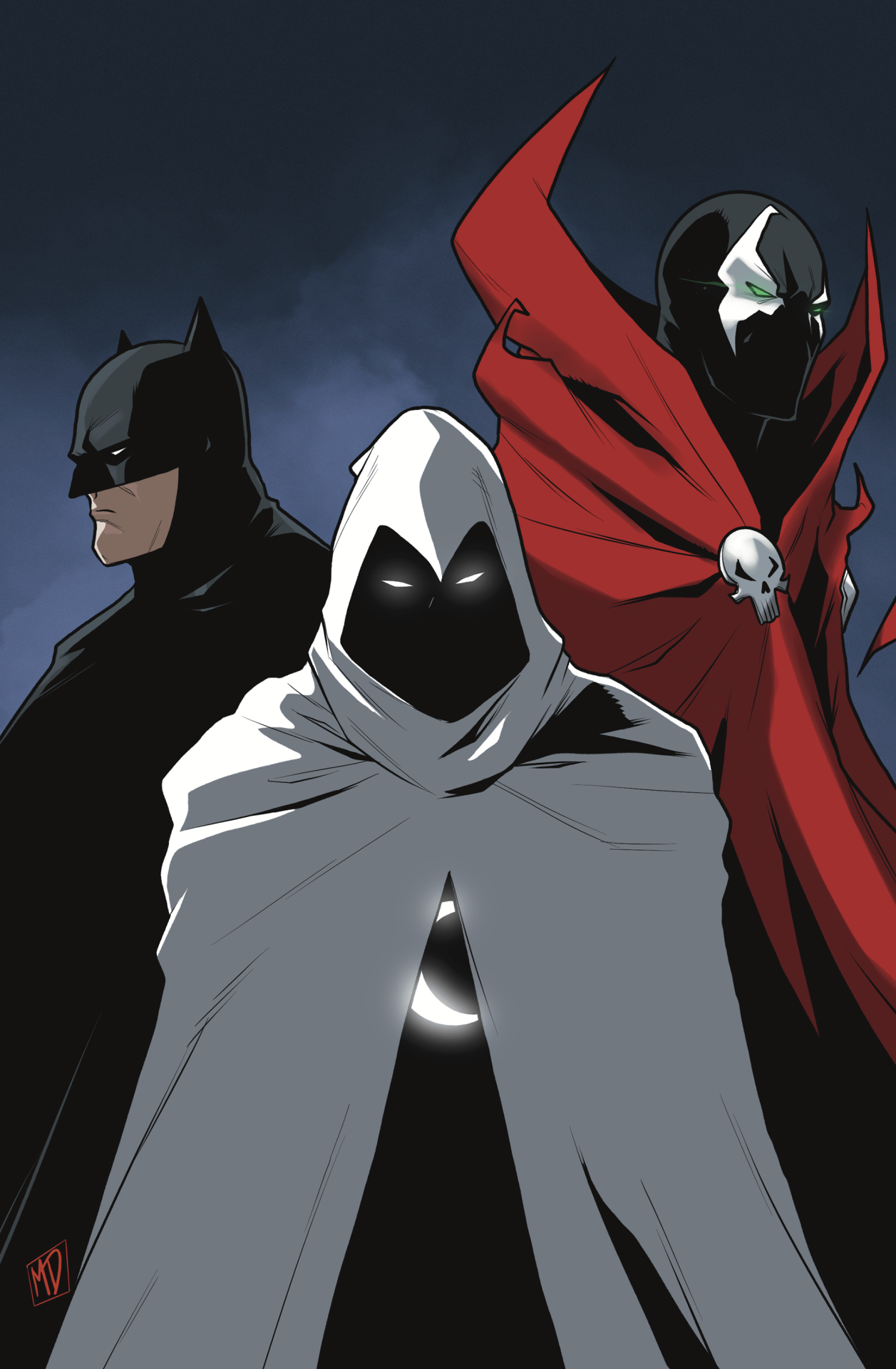 HeroChan — Batman, Moon Knight, & Spawn Art by Demetrius...