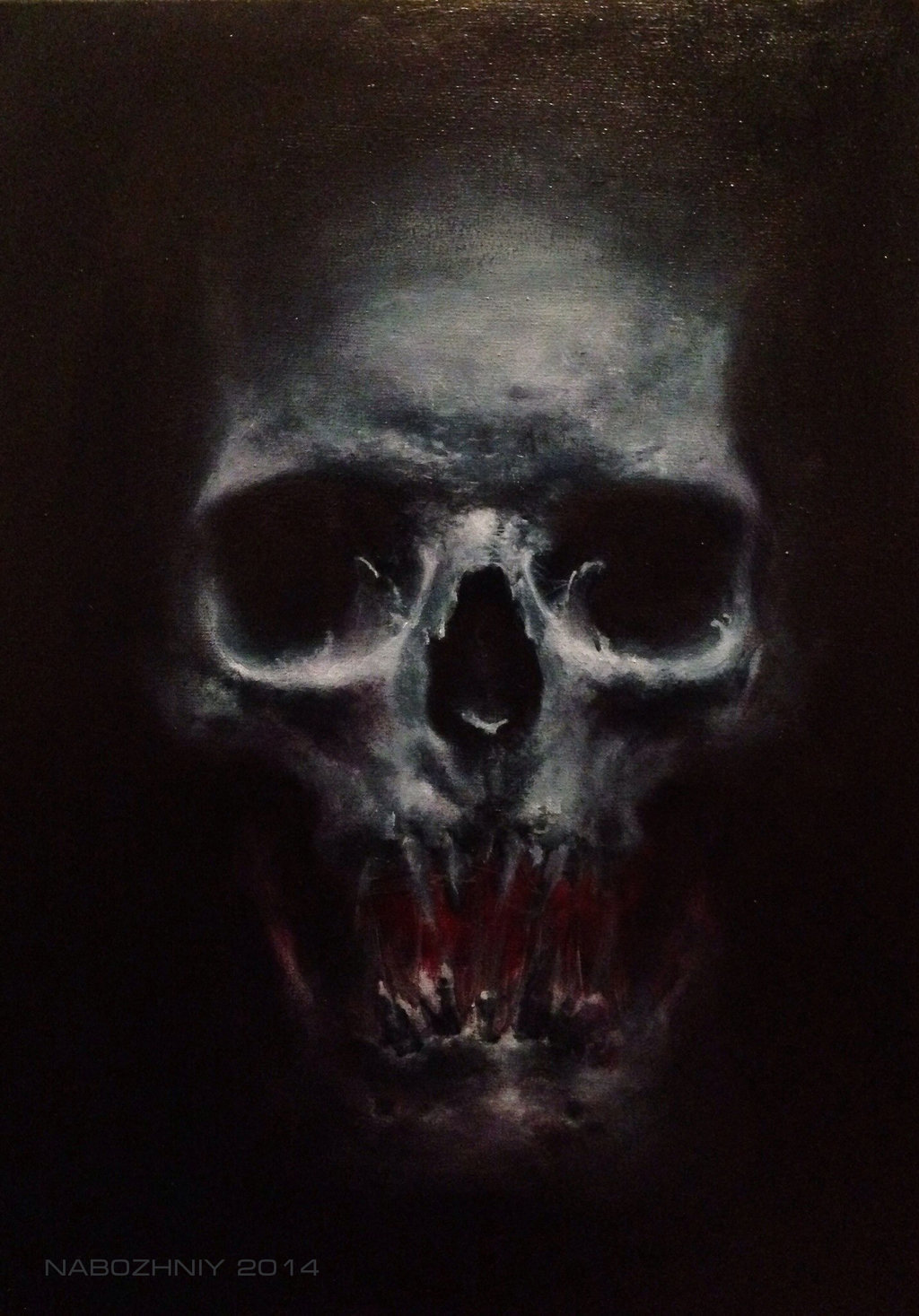 pixelated-nightmares:  Skull by vangoghtattoo