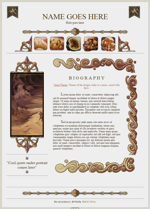Heres Some Sweet Free Template Bios And Ressources You Can Find Here!