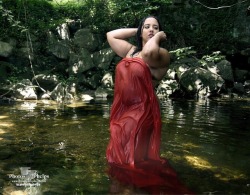 Fashion And Water With Jackie A @Jackieabitches  And This Crimson Wrap . #Plussize